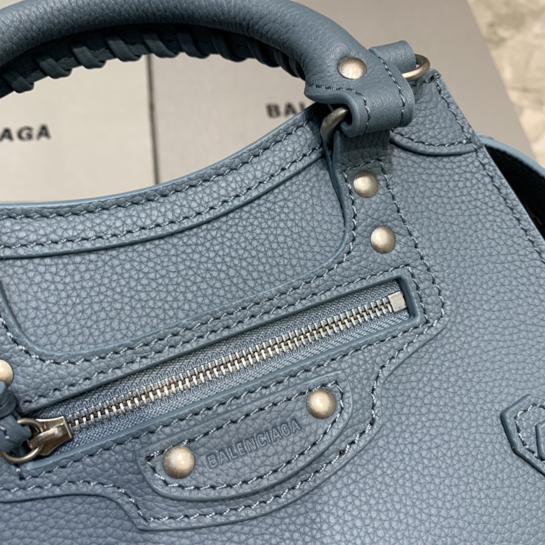 Balenciaga Neo Classic Mini Handbag Shoulder Bag Sky Blue